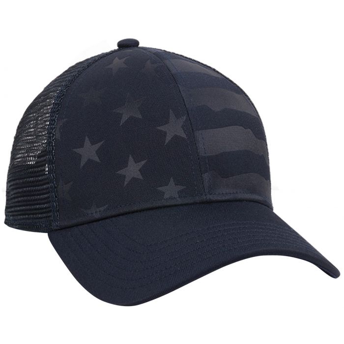 USA750M - Outdoor Cap Debossed Stars and Stripes
