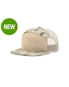 168P - Richardson - Printed Seven-panel Trucker