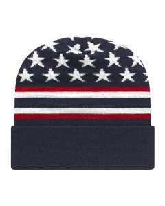 RKFLAG12 - Cap America USA Made Flag Knit